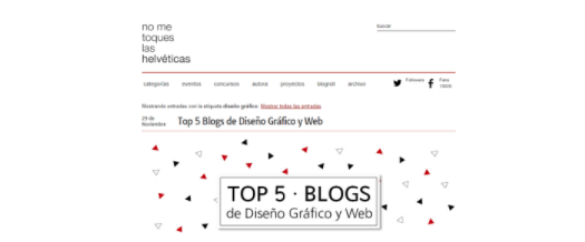 Nombre de blog creativo: No me toques las helvéticas