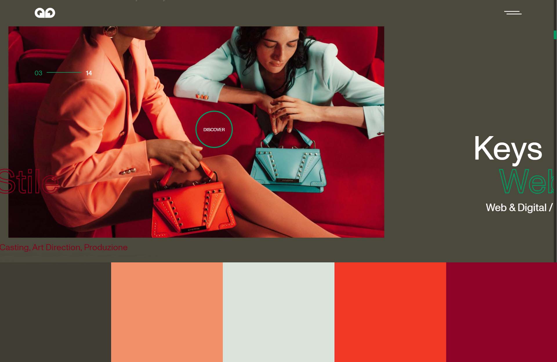 Combinación de colores web: ejemplo de AWD