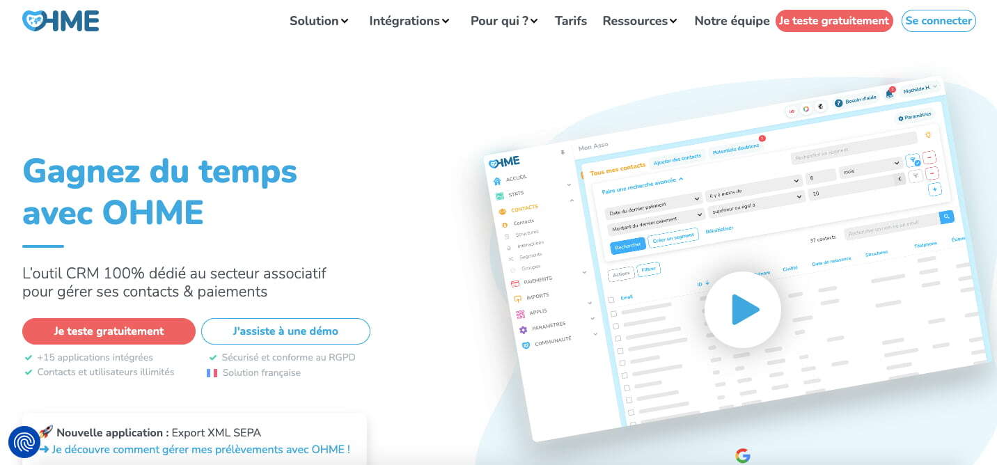 ohme crm