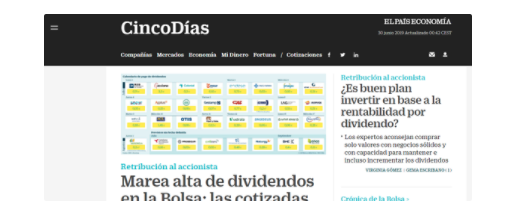 Nombres más originales de páginas: Cinco días