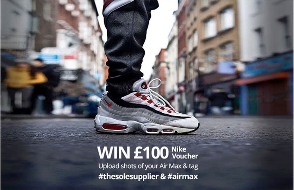 Ejemplo de hashtag para concurso en Instagram: Nike