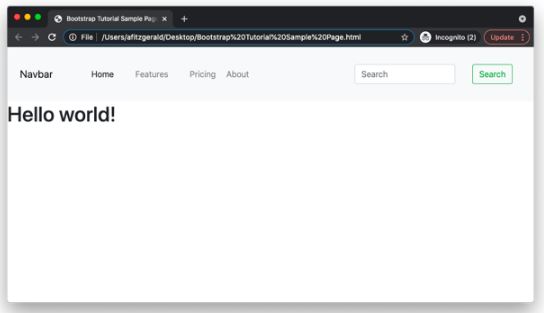 Bootstrap: esquema de color