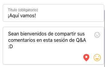 Cómo agregar título y descripción a la transmisión de Facebook Live desde PC