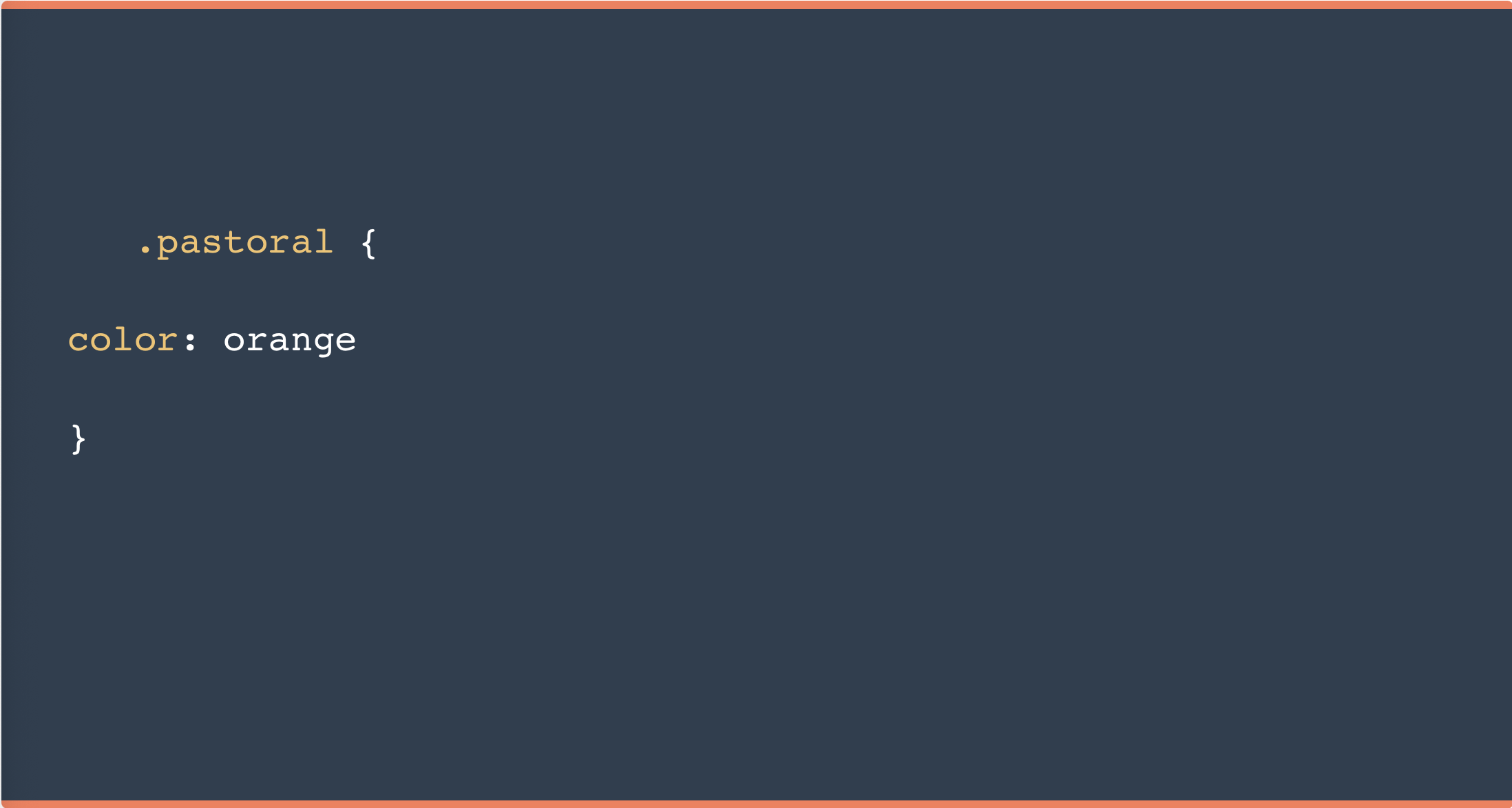 Ejemplo de archivo CSS para aplicación de un selector de clase en HTML