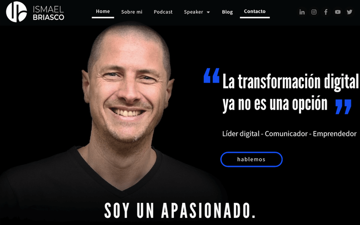 Especialista en growth hacking: Ismael Briasco