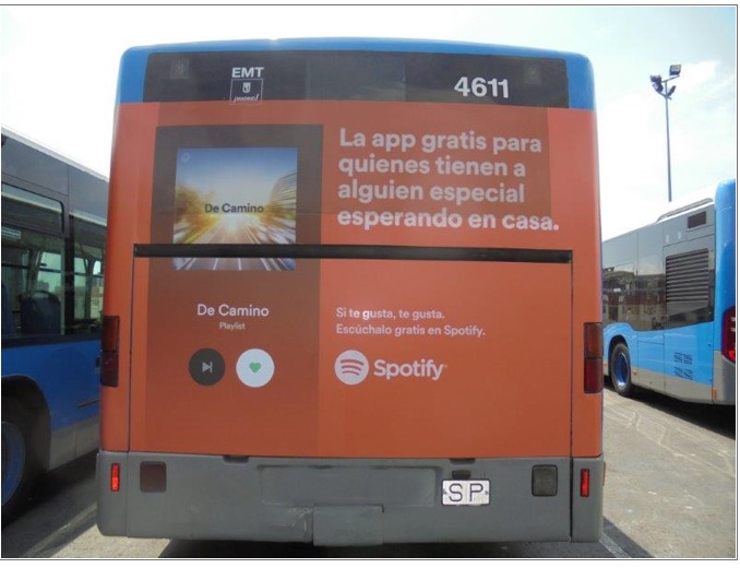 Ejemplo de estrategia de publicidad B2C, Spotify
