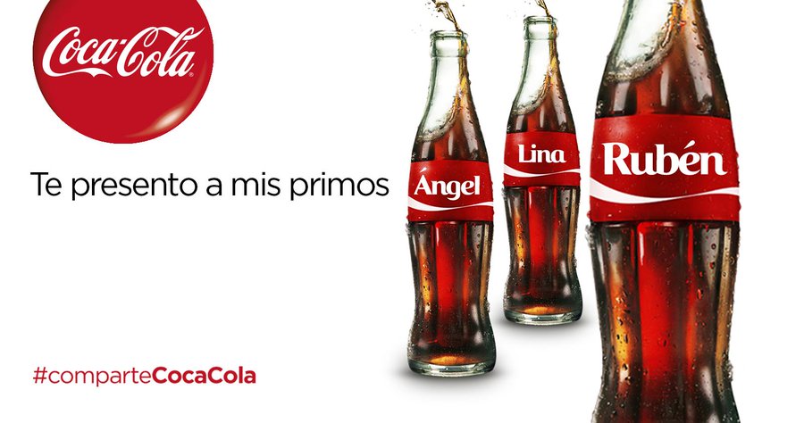 Ejemplo de estrategia publicitaria Pull, Coca Cola