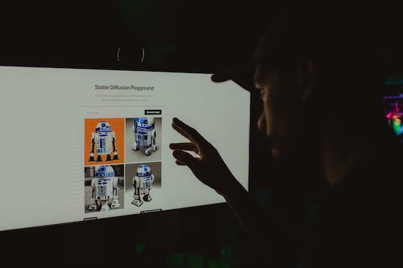 IA appliquée dans une publicité 