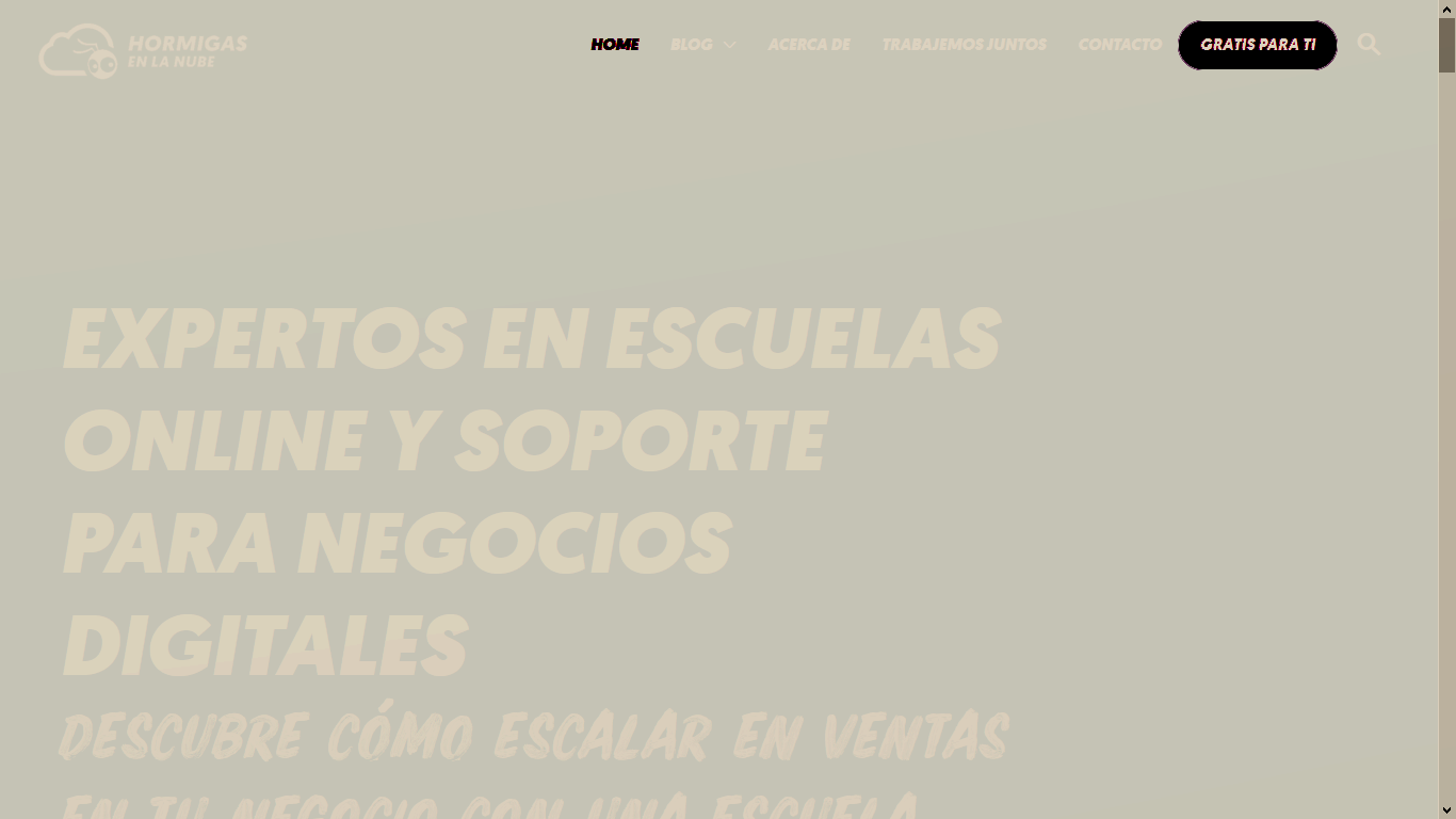 Nombre creativo de blog: Hormigas en la nube