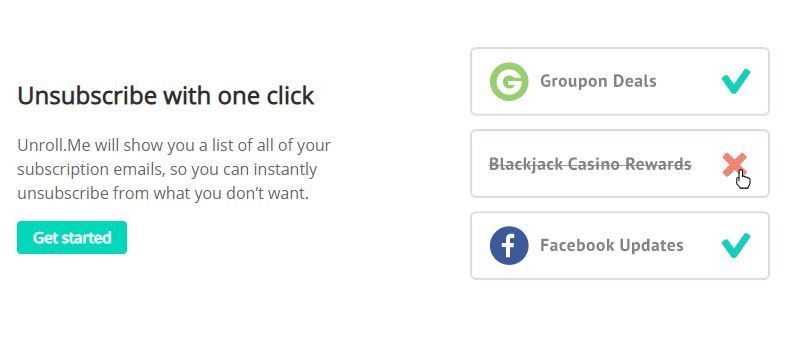 Cómo limpiar la bandeja de entrada: Unroll
