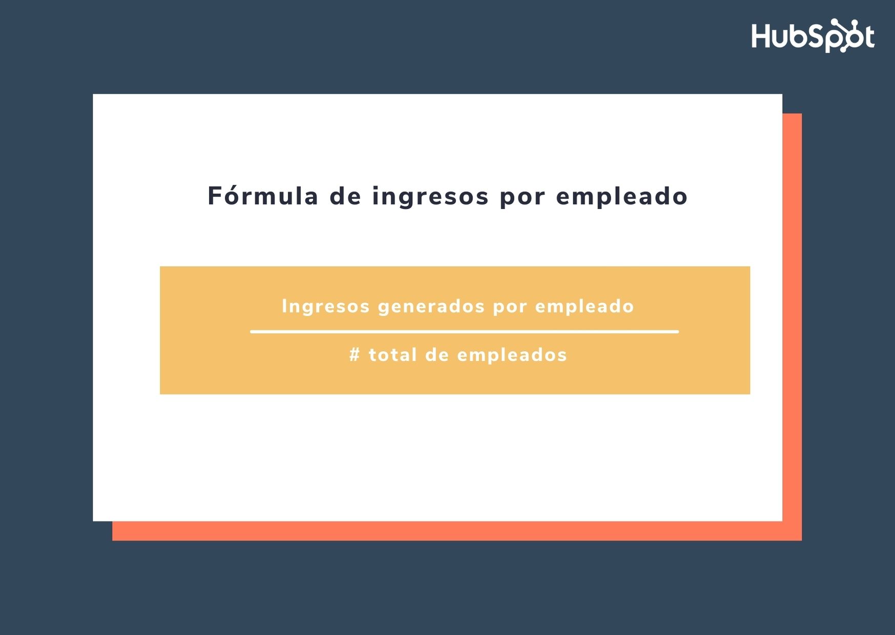 Fórmula de ingresos por empleado