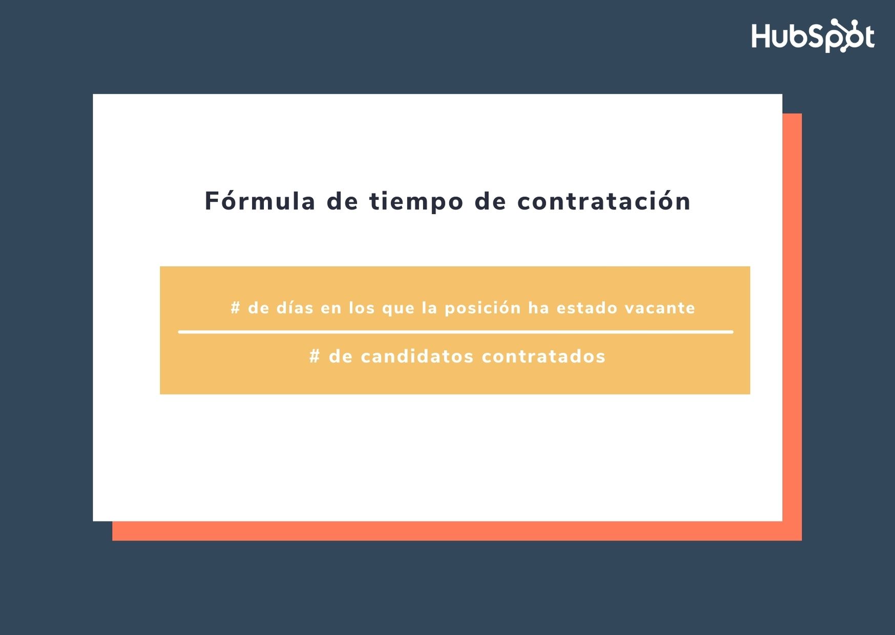 Fórmula de tiempo de contratación