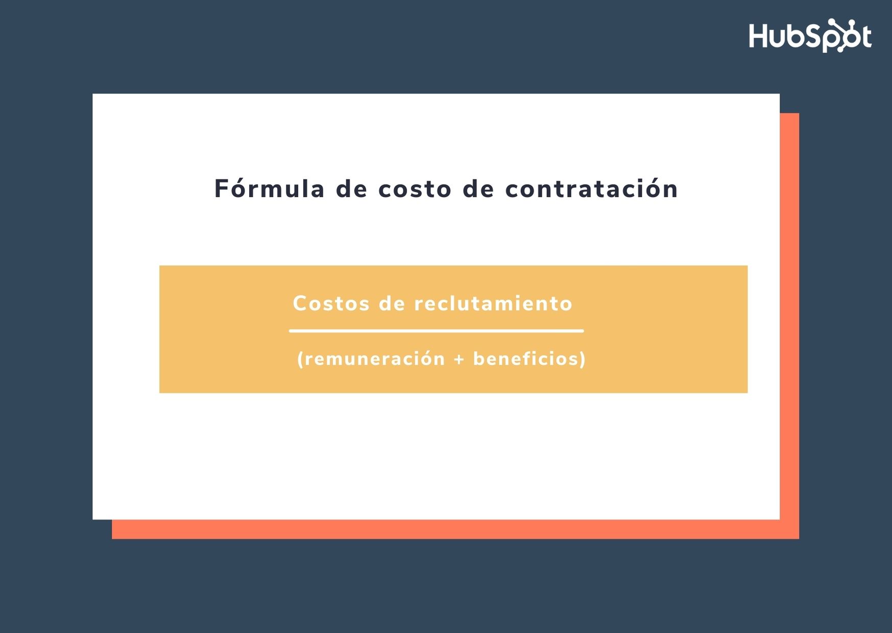 Formula de costo de contratación