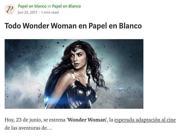 Nombre creativo de blog: Papel en blanco