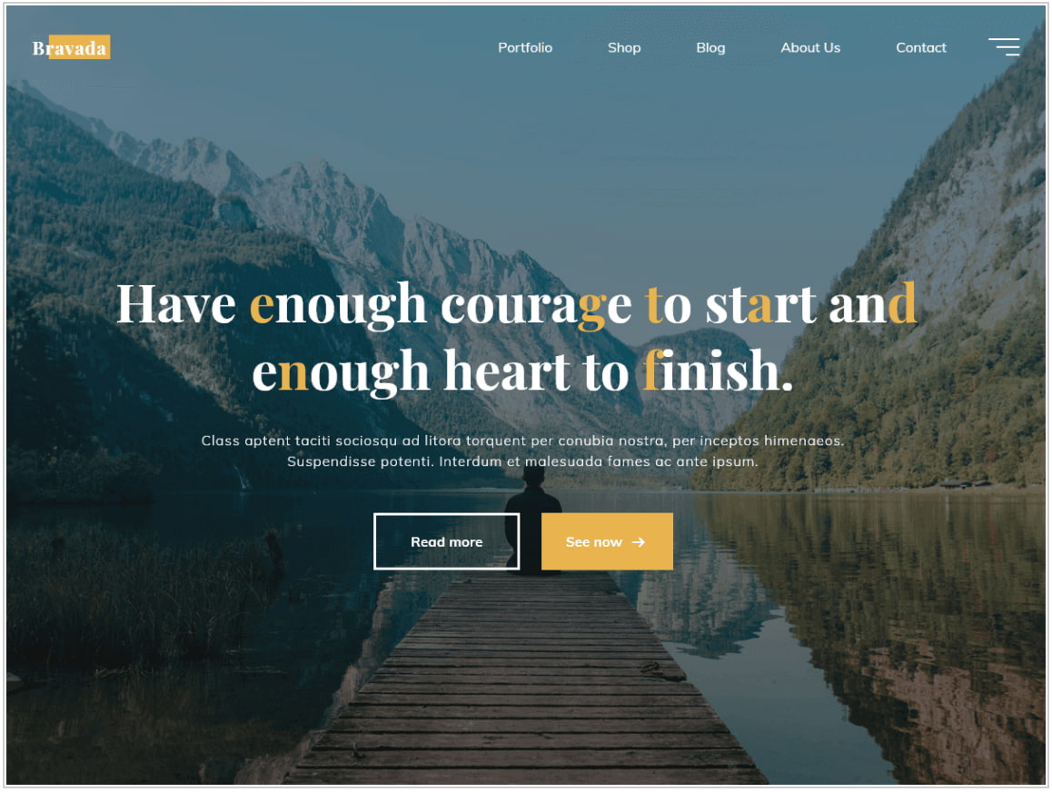 Tema de Wordpress Bravada