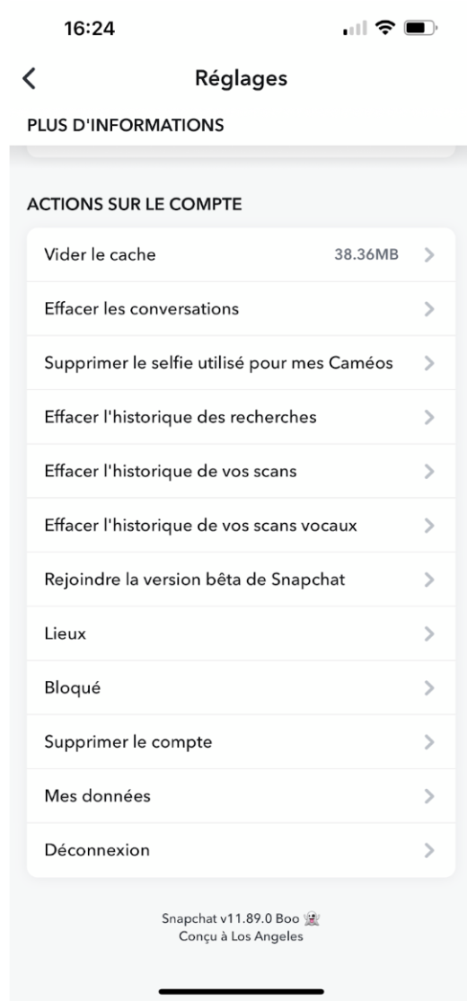 Supprimer son compte Snapchat en 5 étapes