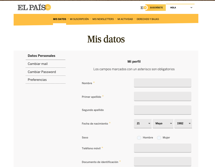 Los 5 tipos de formularios web y para qué sirven (con ejemplos)