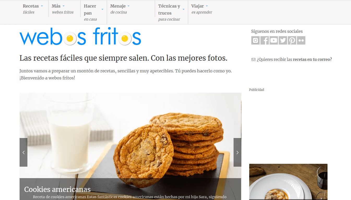Nombre creativo de blog: webosfritos