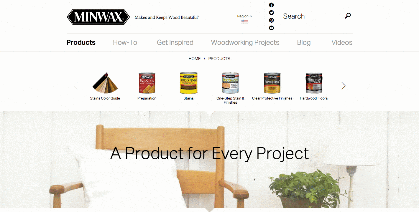 minmax product page design