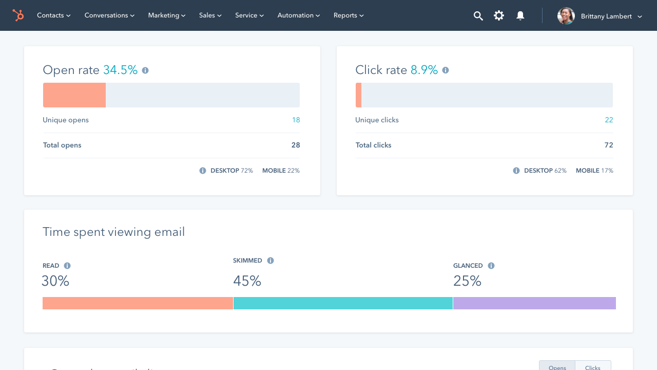 Track performance of your email marketing campaigns