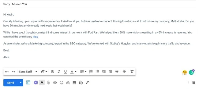 17 Best Business Email Templates to Get New Clients & Boost Sales - Carl Receives An Email About A Potential