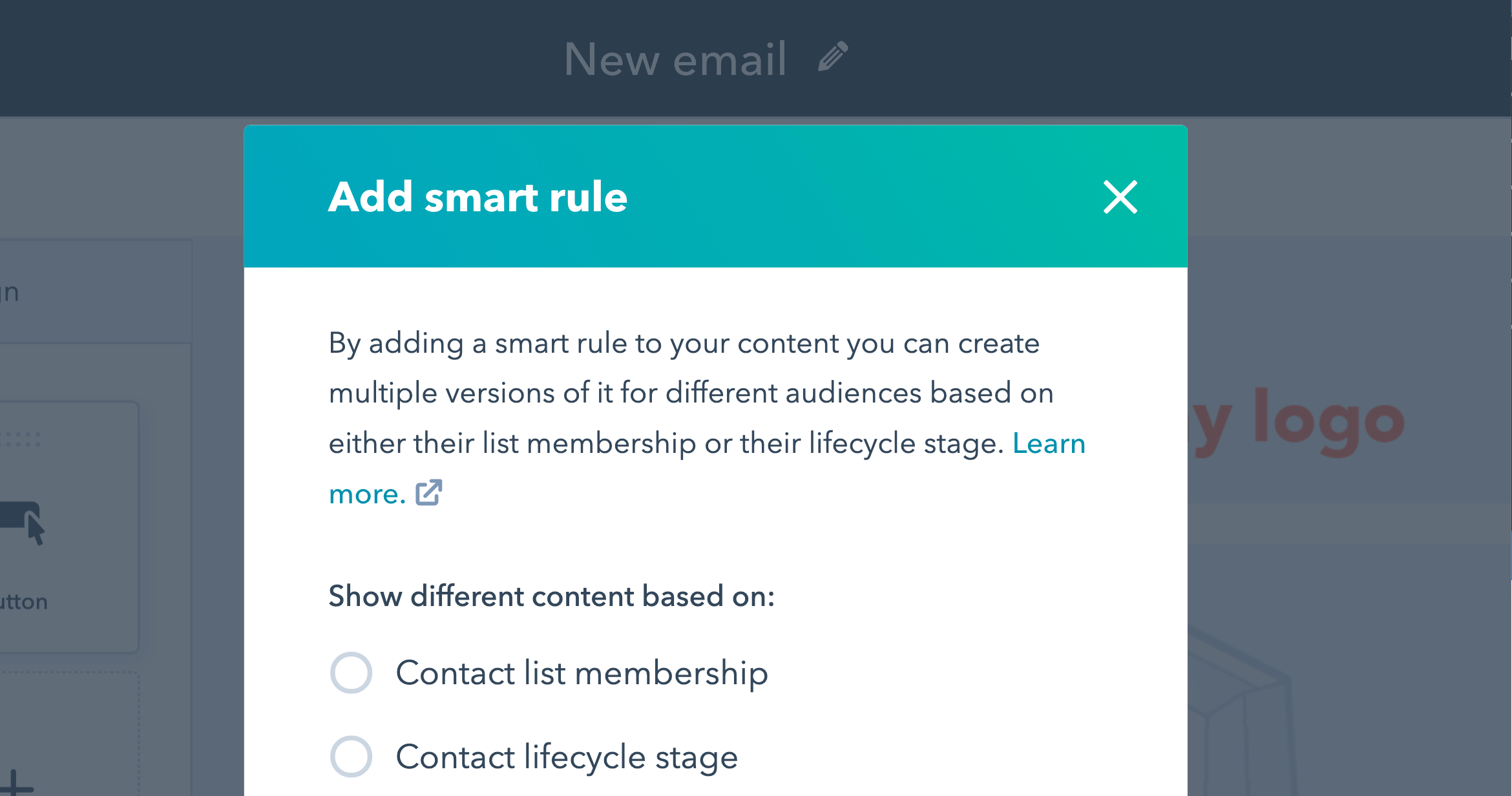Add smart rules to your campaigns